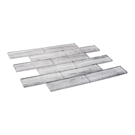Andova Tiles SAMPLE-Migdal 2-in.x 6-in Brick Joint Glass Wall & Floor Mosaic Tile SAM-ANDMIG233